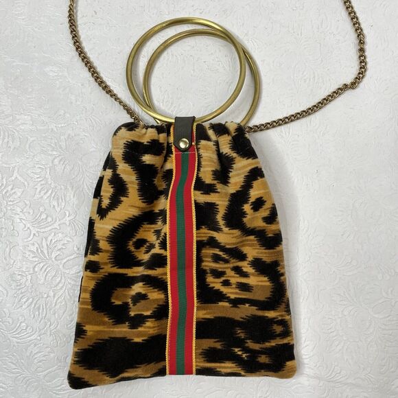 Gaia Small 7x8 Animal Print Bag - Picture 7 of 9